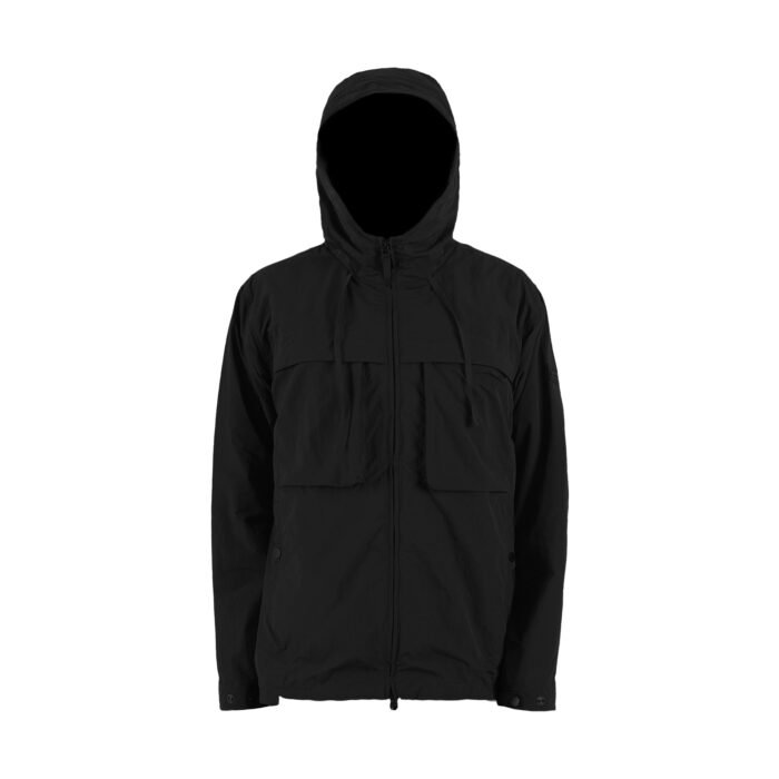JK03BL'RSG - Moundfield Nylon Black Jacket