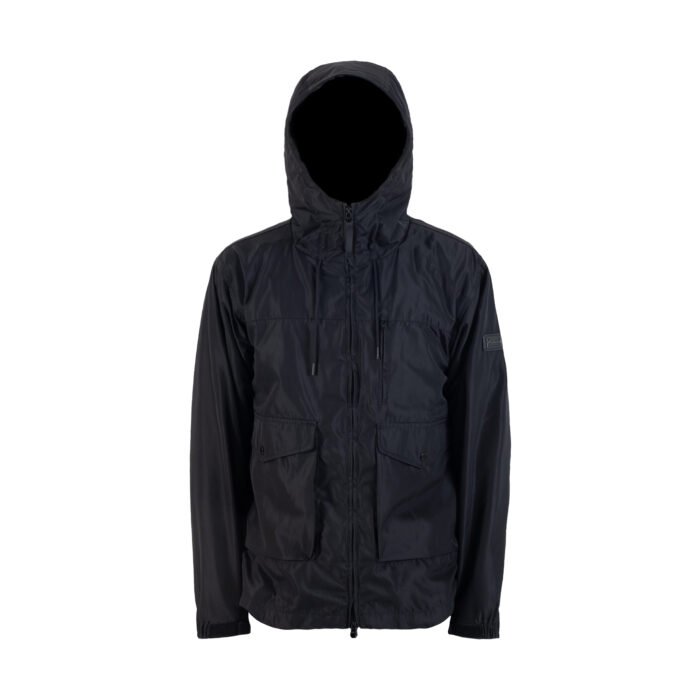 JK02BL'RSG - Moundfield Nylon Black Jacket